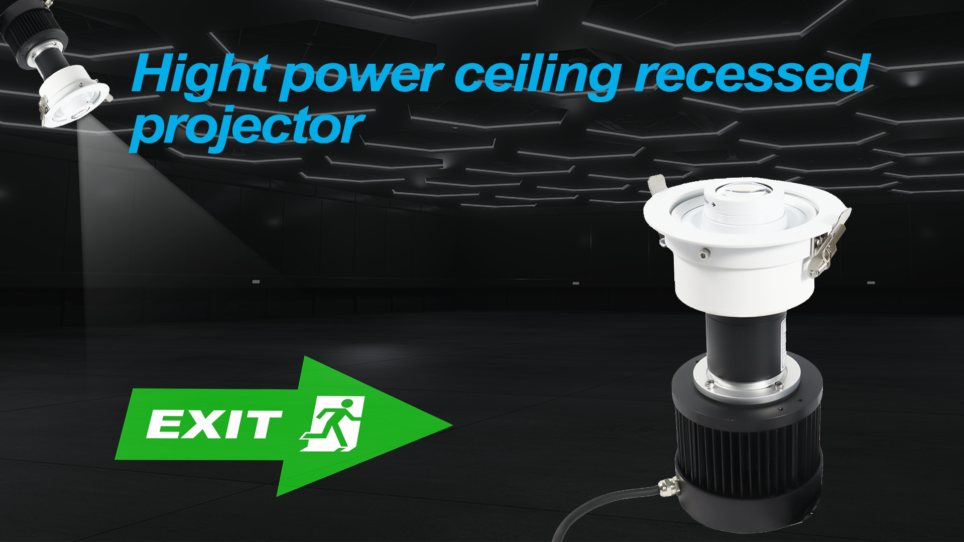 LD-100Q LEDY 100W ceiling mounted gobo