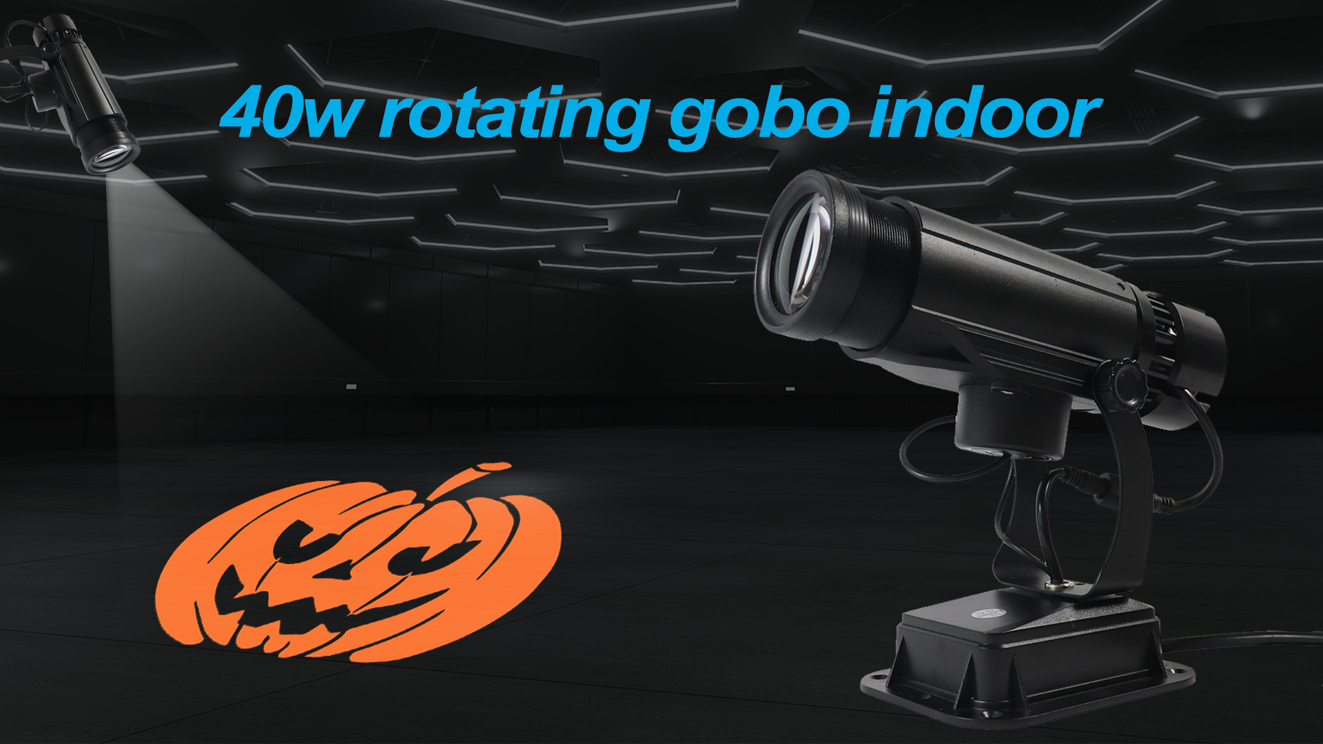BL-40R LEDY 40W Indoor Rotating gobo Projector