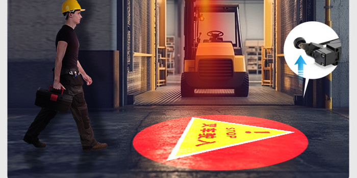 pedestrian projector