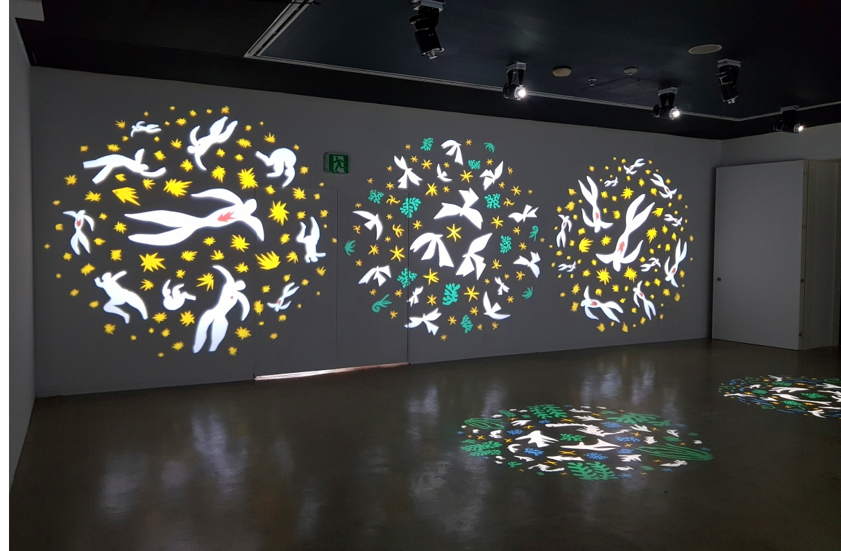 wall projection