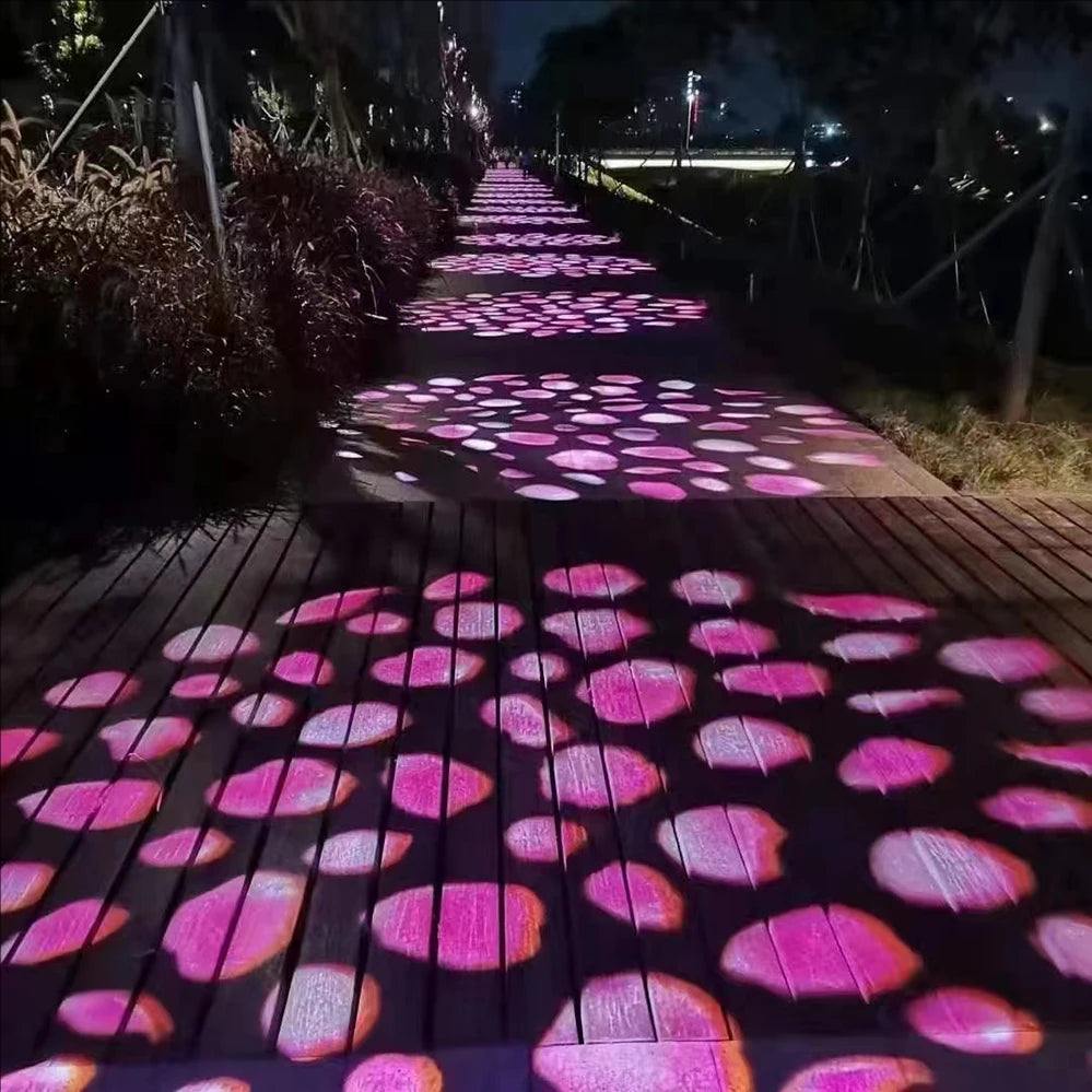 US Customer Christmas Projection Light Installation
